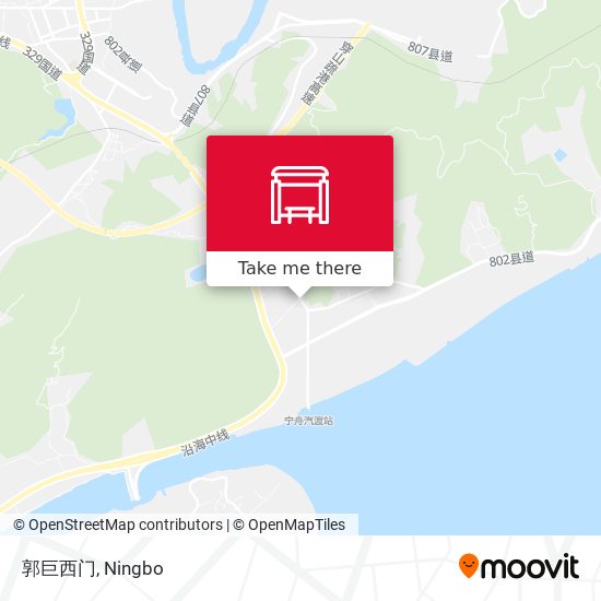 郭巨西门 map