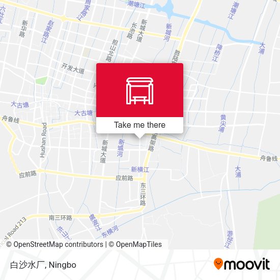 白沙水厂 map
