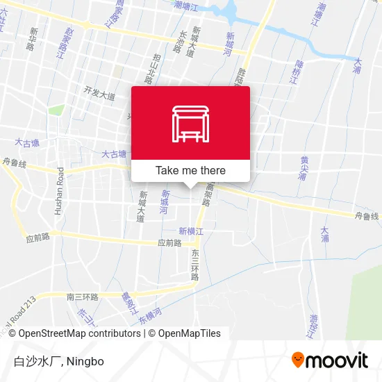 白沙水厂 map