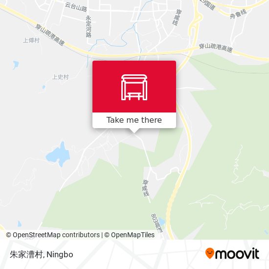朱家漕村 map
