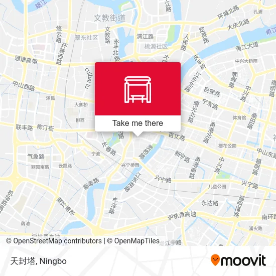 天封塔 map
