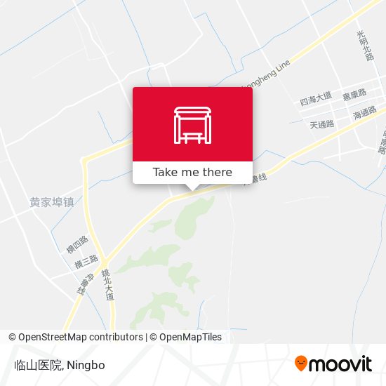 临山医院 map