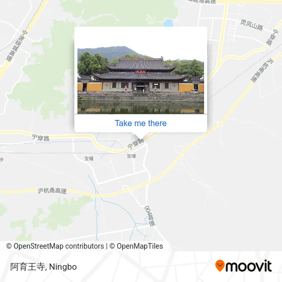 阿育王寺 map