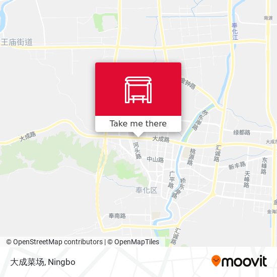 大成菜场 map