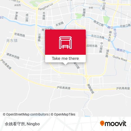 余姚看守所 map