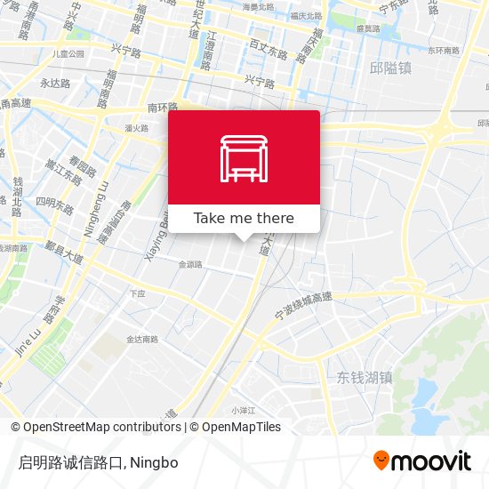 启明路诚信路口 map