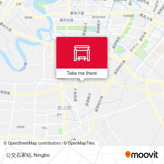 公交石家站 map