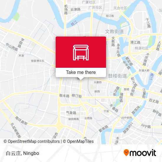 白云庄 map