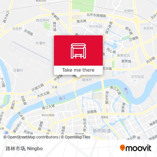 路林市场 map