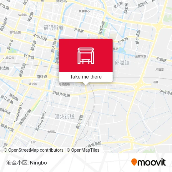 渔金小区 map