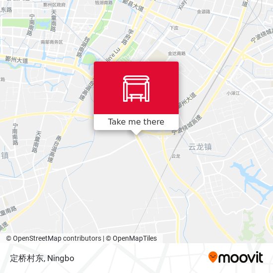 定桥村东 map