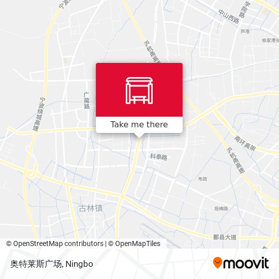 奥特莱斯广场 map