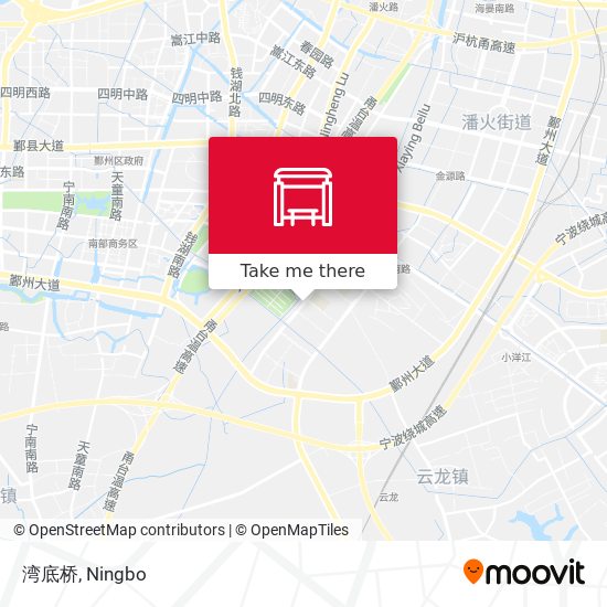 湾底桥 map