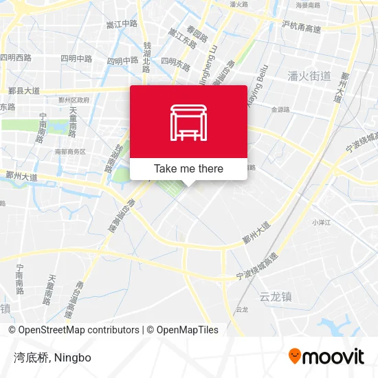 湾底桥 map