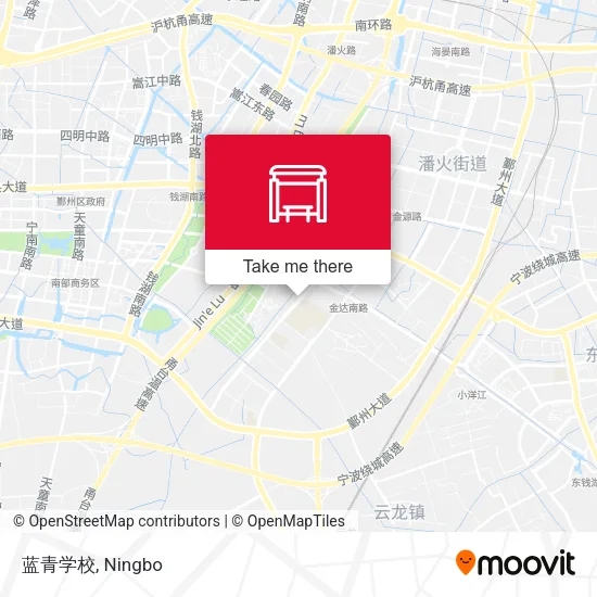 蓝青学校 map