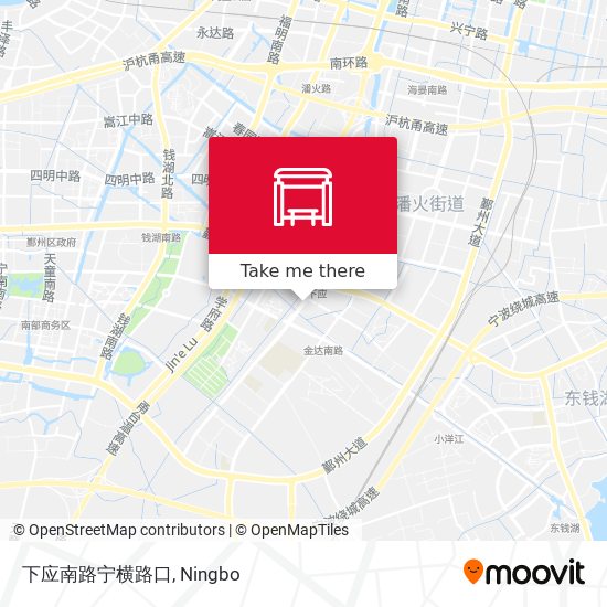 下应南路宁横路口 map