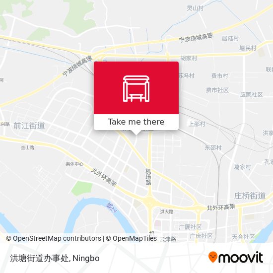洪塘街道办事处 map