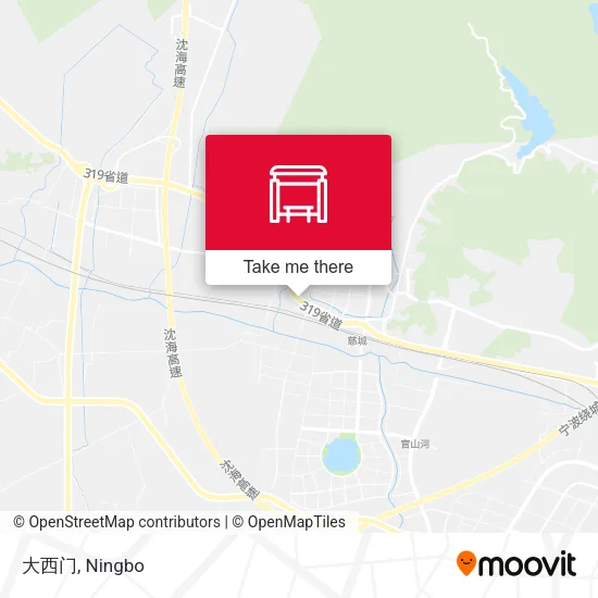 大西门 map