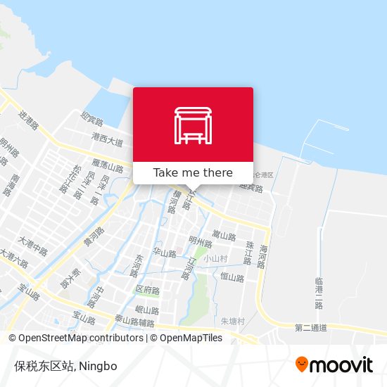 保税东区站 map