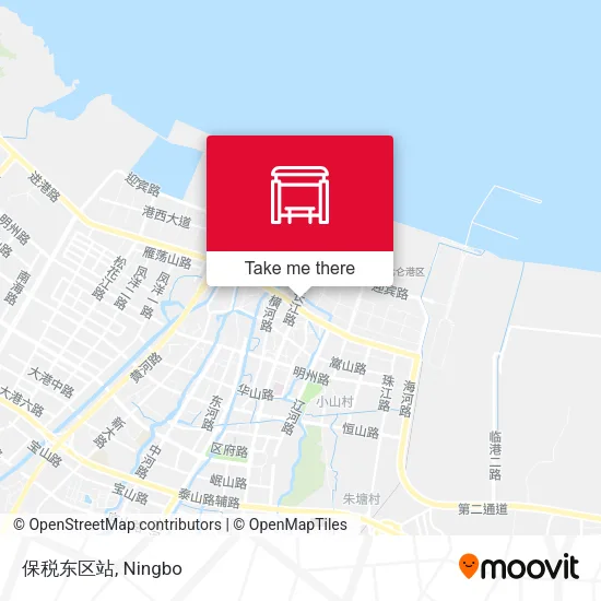 保税东区站 map