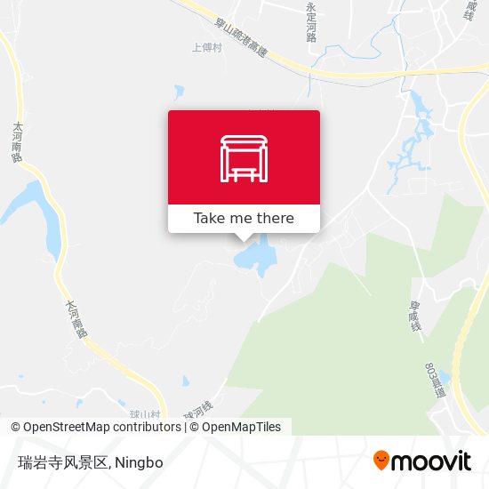 瑞岩寺风景区 map