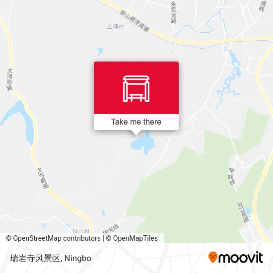 瑞岩寺风景区 map