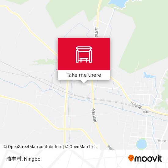 浦丰村 map
