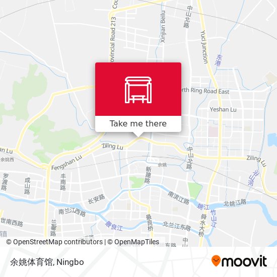 余姚体育馆 map