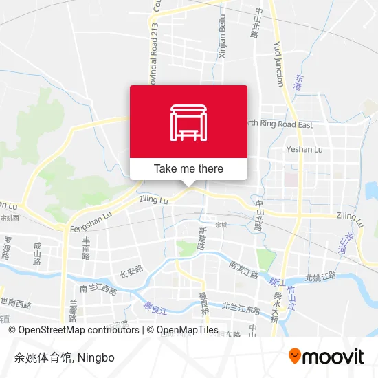 余姚体育馆 map