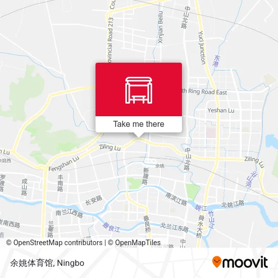 余姚体育馆 map