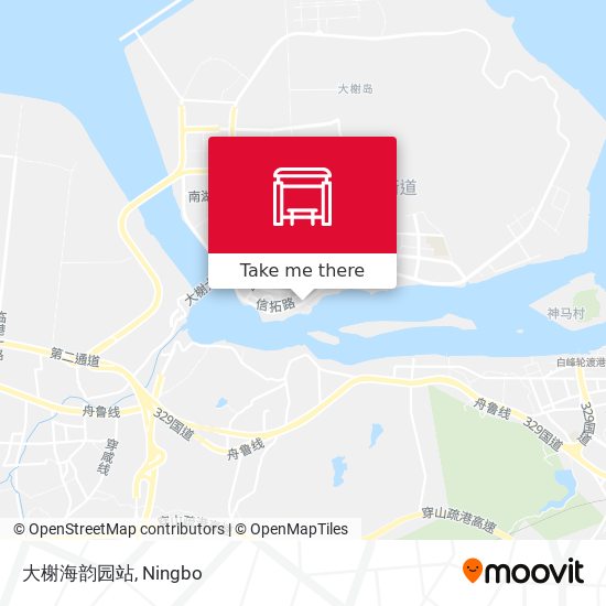 大榭海韵园站 map
