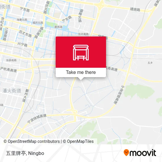 五里牌亭 map