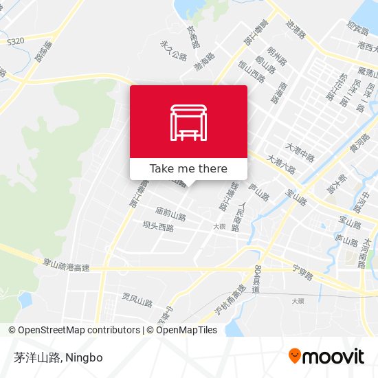 茅洋山路 map