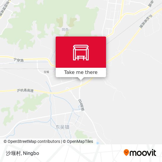 沙堰村 map