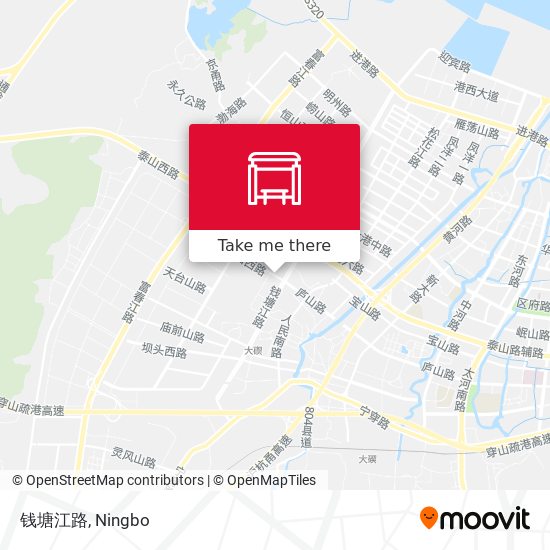 钱塘江路 map
