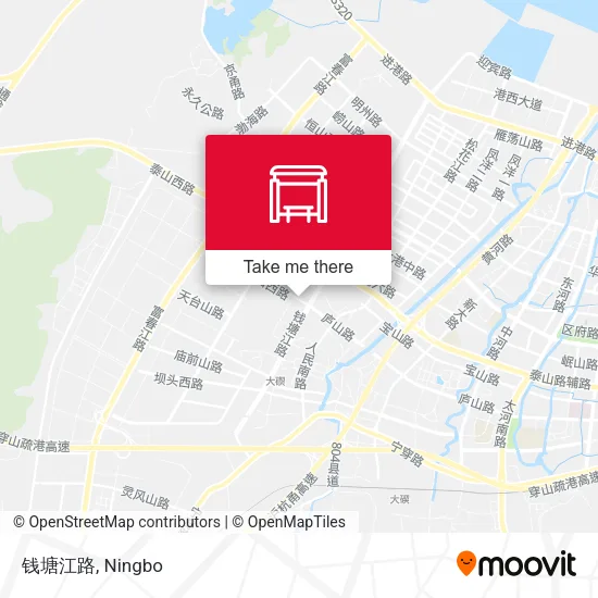 钱塘江路 map