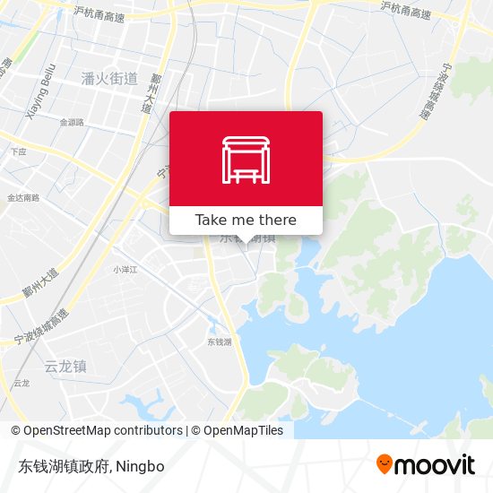 东钱湖镇政府 map