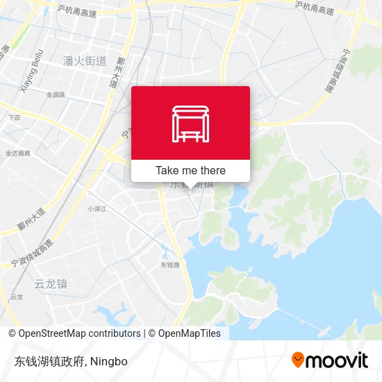 东钱湖镇政府 map