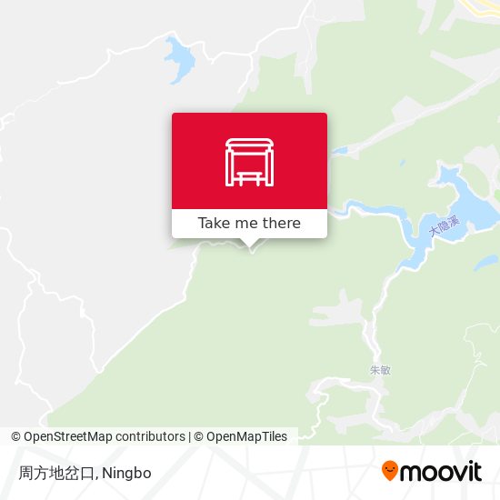 周方地岔口 map