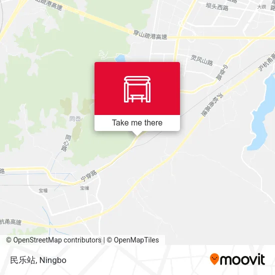 民乐站 map