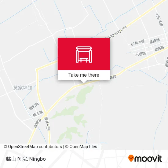 临山医院 map