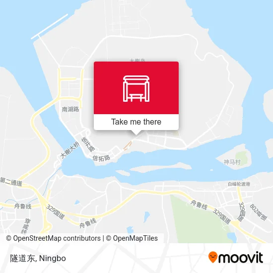 隧道东 map