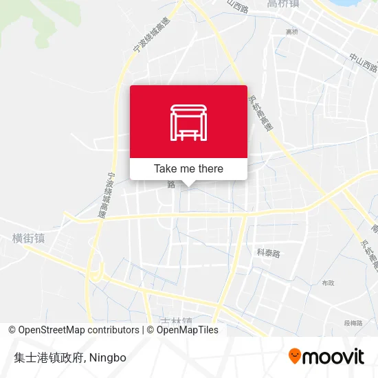 集士港镇政府 map