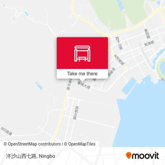 洋沙山西七路 map