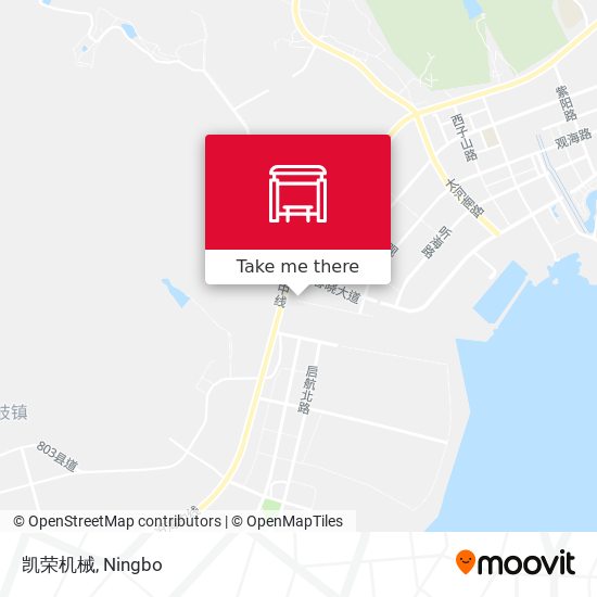 凯荣机械 map