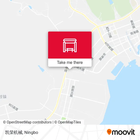 凯荣机械 map