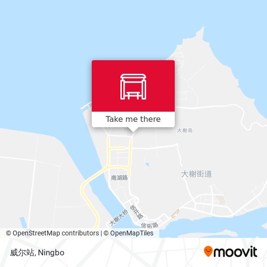 威尔站 map