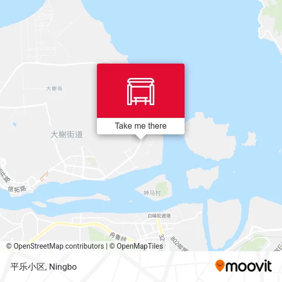 平乐小区 map