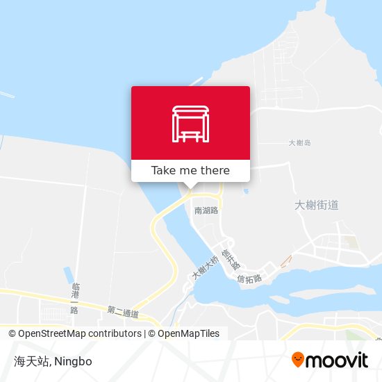 海天站 map