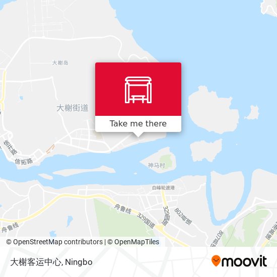 大榭客运中心 map